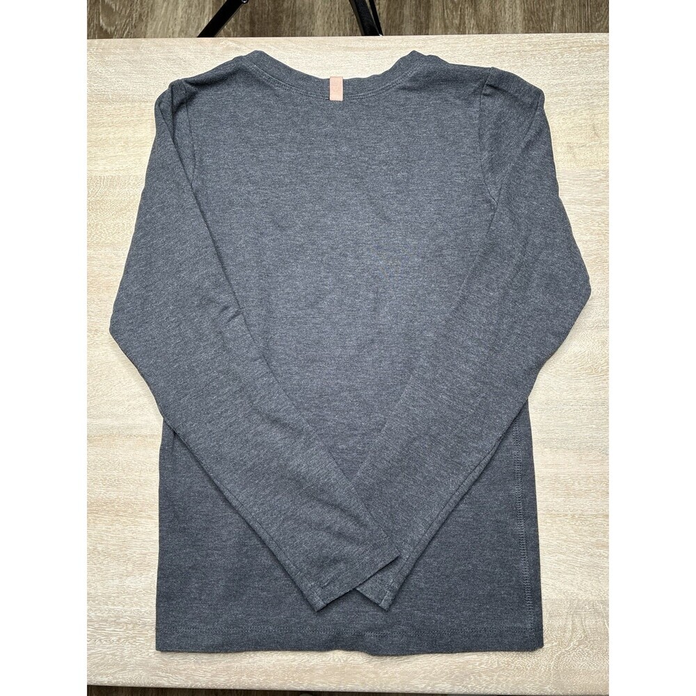 Lunya Restore Base Pima Cotton Long Sleeve Tee Gray Heather Size Small - Picture 7 of 7